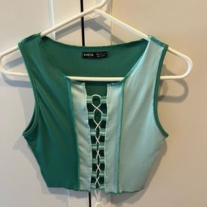 Green/blue tank